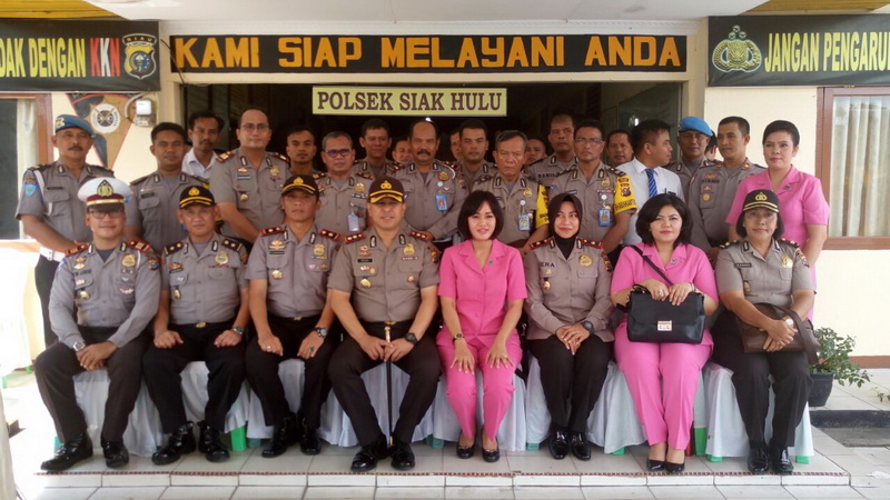 Kapolres Kampar Kunjungan Kerja di Tiga Polsek Jajarannya